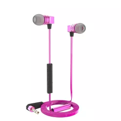   Hoco - EPV02 magas hangminőségű luxus stereo fülhallgató mikrofonnal 120cm - pink