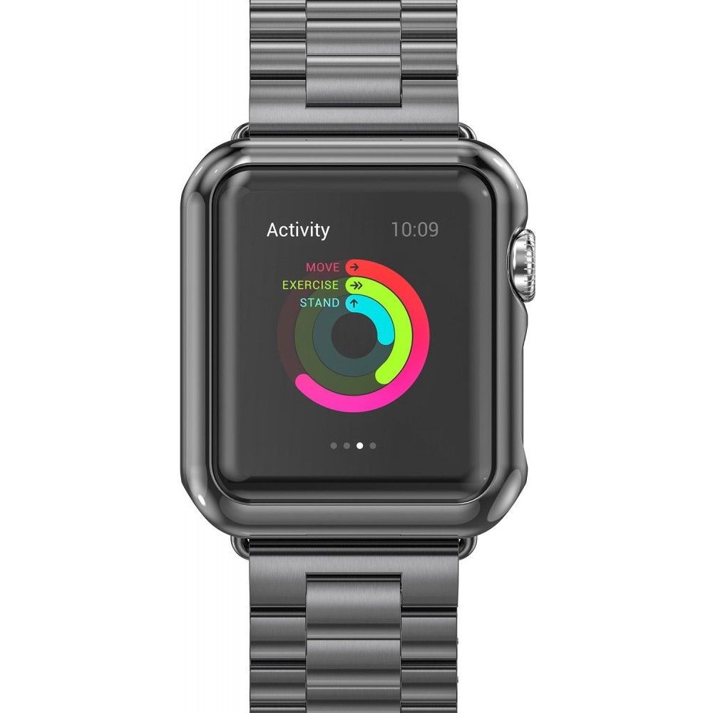 Hoco - okos óra műanyag védőtok Apple Watch 38 mm - acél - i
