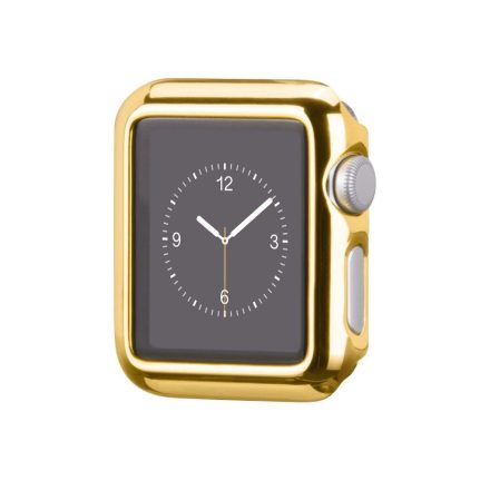 Hoco - okos óra műanyag védőtok Apple Watch 38 mm - arany