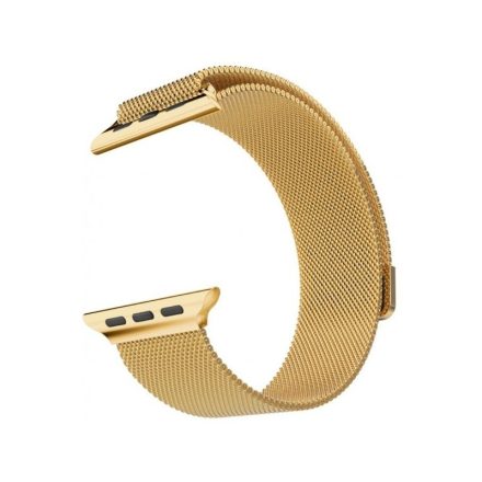 Grand series Milánói fémszövet rozsdamentes acél óraszíj Apple Watch 38/40 mm - arany