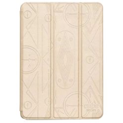   Hoco - Cube series nyomott mintázatú  iPad mini 4 tablet tok - arany