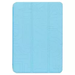   Hoco - Cube series nyomott mintázatú  iPad mini 4 tablet tok - kék