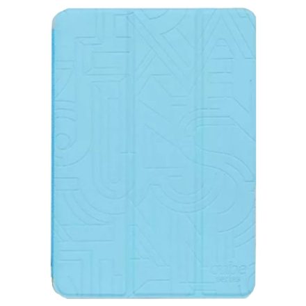 Hoco - Cube series nyomott mintázatú  iPad mini 4 tablet tok - kék