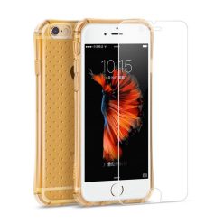   Hoco - Armor series ütésálló iPhone 6/6s tok - arany + fólia egy csomagban
