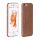 Hoco - Ultra thin series ultra vékony bőr mintás iPhone 6/6s tok - barna