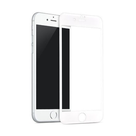 Hoco - Flexible series 3D PET kerettel IPhone 7 Plus kijelzővédő üvegfólia - fehér (GH3)