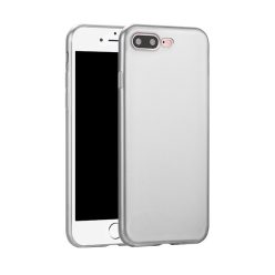   Hoco - Light series színes TPU szilikon iPhone 7 Plus/iPhone 8 Plus védőtok - ezüst