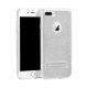 Hoco - Simple series glitteres TPU szilikon iPhone 7 Plus/iPhone 8 Plus védőtok mágneses kitámasztóval - ezüst