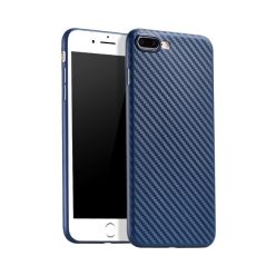   Hoco - Ultra thin series karbon szövet mintás ultra vékony iPhone 7 Plus/iPhone 8 Plus védőtok - zafírkék