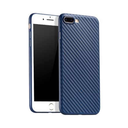 Hoco - Ultra thin series karbon szövet mintás ultra vékony iPhone 7 Plus/iPhone 8 Plus védőtok - zafírkék
