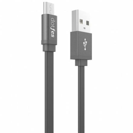 Dotfes A05m micro USB fekete adatkábel 2.5A 1m