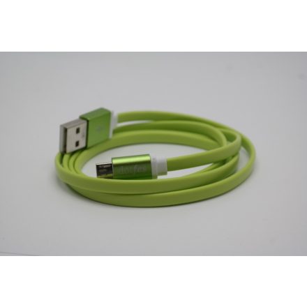 Dotfes A05m micro USB zöld adatkábel 2.5A 1m