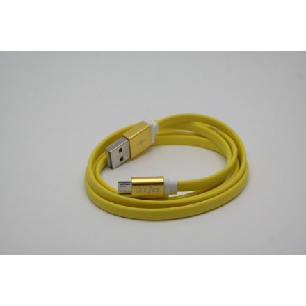 Dotfes A05m micro USB sárga adatkábel 2.5A 1m