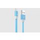 Dotfes A05m micro USB kék adatkábel fém csatlakozóval
