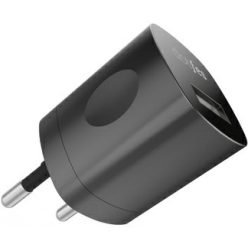   Dotfes C04 fekete hálózati töltőfej 1.0A micro USB kábellel