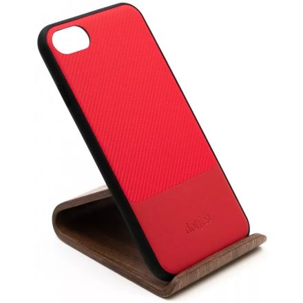 Dotfes G02 iPhone 7/8  piros carbon tok (beépített fém lappal)