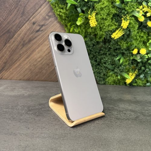 Apple iPhone 15 Pro Max 256GB Újszerű - Natural Titanium - 1 év iON Store garanciával