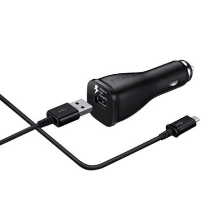Samsung Autós töltő Micro-USB 15W USB3.0 Fast Charging - Fekete