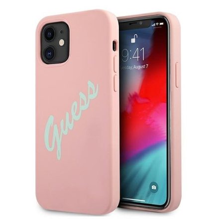 Guess tok rózsaszín (GUHCP12SLSVSPG) Apple Iphone 12 Mini készülékhez