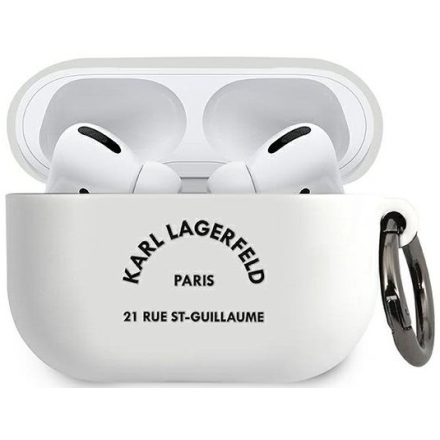 Karl Lagerfeld Apple Airpods Pro tok Fehér (KLACAPSILRSGWH)