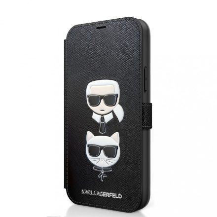 Karl Lagerfeld Flip tok fekete (KLFLBKP12SSAKICKCBK) Iphone 12 Mini készülékhez