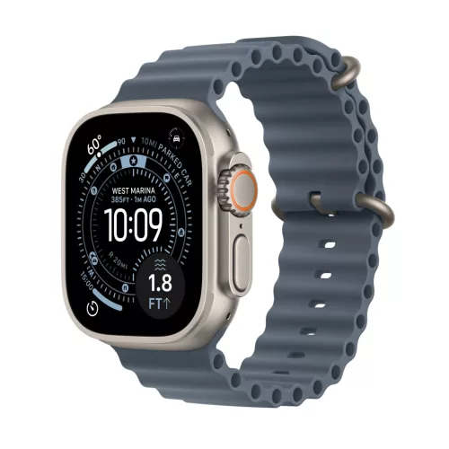Apple Watch Ultra 3 GPS+Cellular 49mm Natural Titanium with Anchor Blue Ocean Band (MEWH4QH/A)