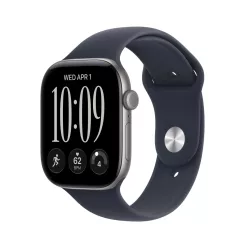   Apple Watch Series 12 GPS 42mm Asztroszürke alumíniumtok, tengerészkék sportszíjjal - M/L (MJE94MP/A)