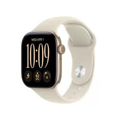   Apple Watch Series 12 GPS 42mm Világos arany alumíniumtok, homokszín sportszíjjal - M/L (MJEE4MP/A)