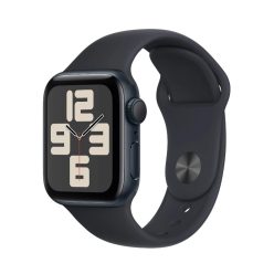   Apple Watch SE (2024) GPS 44mm Midnight Aluminium Case with Sport Band M/L - Midnight (MXEK3QH/A)