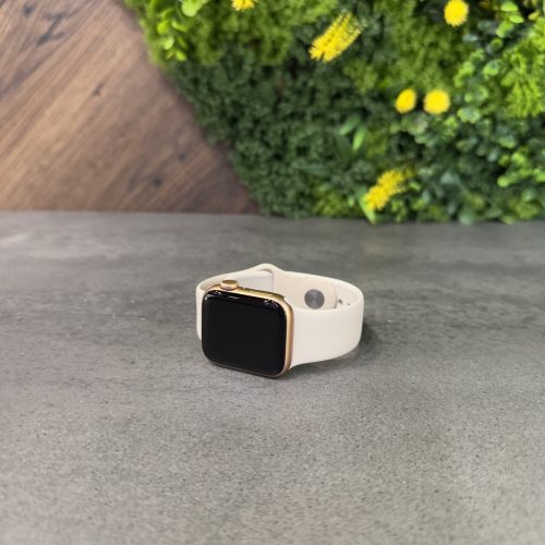 Apple Watch SE 40mm (1.gen) GPS Újszerű - Gold - Dobozzal, 1 év iON Store garanciával