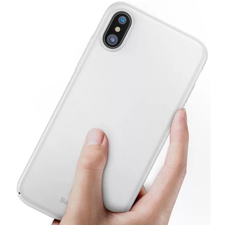 Baseus - iPhone X/Xs Thin Case Ultra Slim PL Tok - fehér