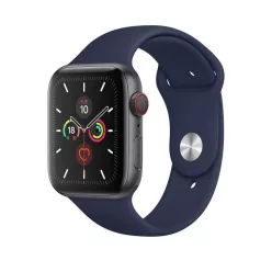 TPU Apple Watch 38/40/41mm szilikon szíj - Sötétkék