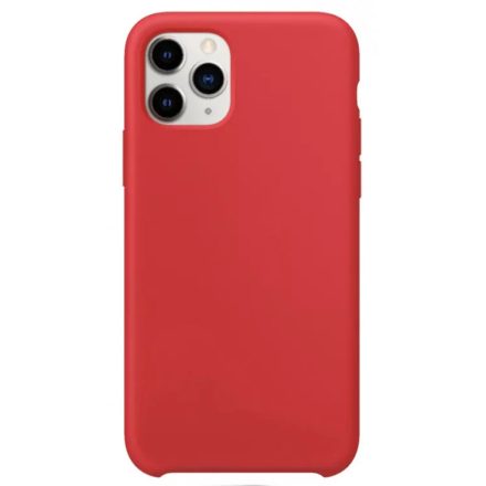 PM - Apple iPhone 11 Pro Max hátlapi szilikon tok - Piros