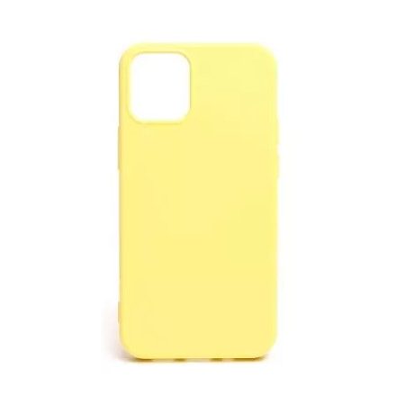 Apple Iphone 12 Mini Prémium Szilikon tok - Sárga