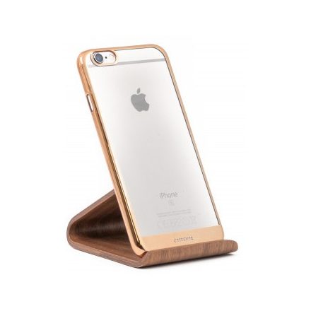 Casecube - iPhone 6/6S Crystal plexi tok - arany