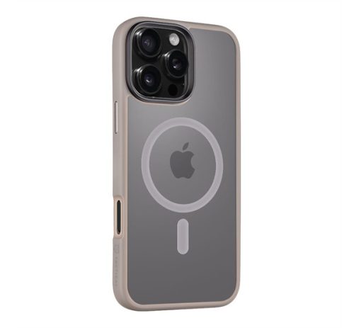 Tactical MagForce Hyperstealth Apple iPhone 16 Pro Max MagSafe hátlap tok, áttetsző/világosszürke