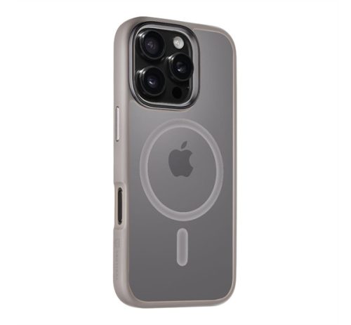 Tactical MagForce Hyperstealth Apple iPhone 16 Pro MagSafe hátlap tok, áttetsző/világosszürke
