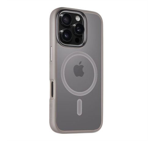 Tactical MagForce Hyperstealth Apple iPhone 16 Pro MagSafe hátlap tok, áttetsző/világosszürke