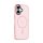 Tactical MagForce Hyperstealth Apple iPhone 16 Pink MagSafe hátlap tok, áttetsző/rózsaszín