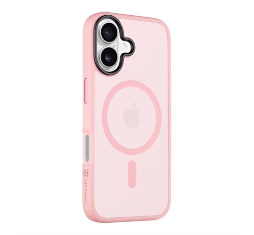 Tactical MagForce Hyperstealth Apple iPhone 16 Pink MagSafe hátlap tok, áttetsző/rózsaszín