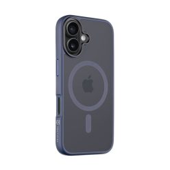   Tactical MagForce Hyperstealth Apple iPhone 16 Deep MagSafe hátlap tok, áttetsző/sötétkék