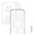 Phoner Apple iPhone 16 MagSafe kompatibilis szilikon tok, átlátszó