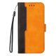 Apple Wooze Colour Wallet iPhone 16 Pro Max oldalra nyíló tok, stand, kártyatartóval, kézpánttal, narancssárga
