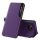 Apple Wooze FashionBook iPhone 16 Pro oldalra nyíló tok, stand, lila