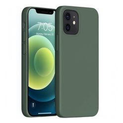   Apple Wooze Liquid Silica Gel iPhone 16 Pro Max szilikon tok, sötétzöld