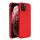 Apple Wooze Liquid Silica Gel iPhone 16 szilikon tok, piros