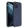 Apple Wooze Liquid Silica Gel iPhone 16 szilikon tok, sötétkék