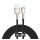 Baseus Cafule USB-Lightning kábel, 2,4A, 2m, fekete