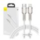 Baseus Baseus Cafule USB-C - Lightning kábel, 20W, 1m, fehér
