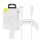 Baseus Superior USB-USB-C kábel, 66W, 2 m, fehér